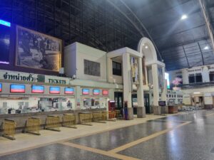 Bangkok train station inside